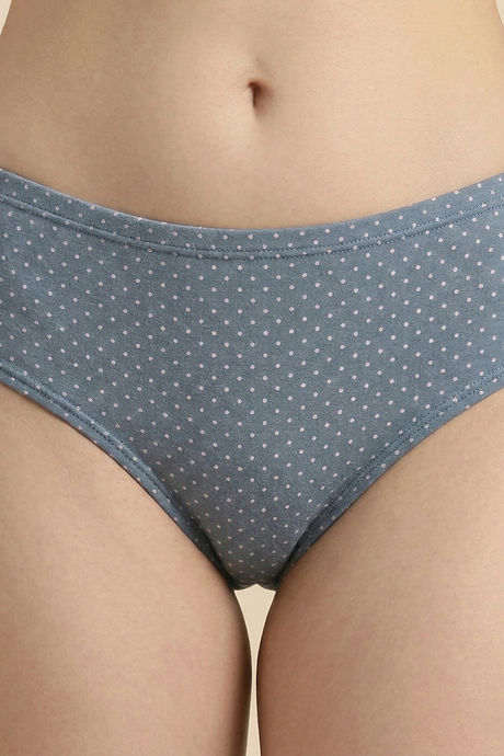Zivame Regular Rise Full Coverage Hipster Panty (Pack of 3) - Multicolor — image 9